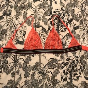 Victoria’s Secret Banded Triangle Bralette Lace